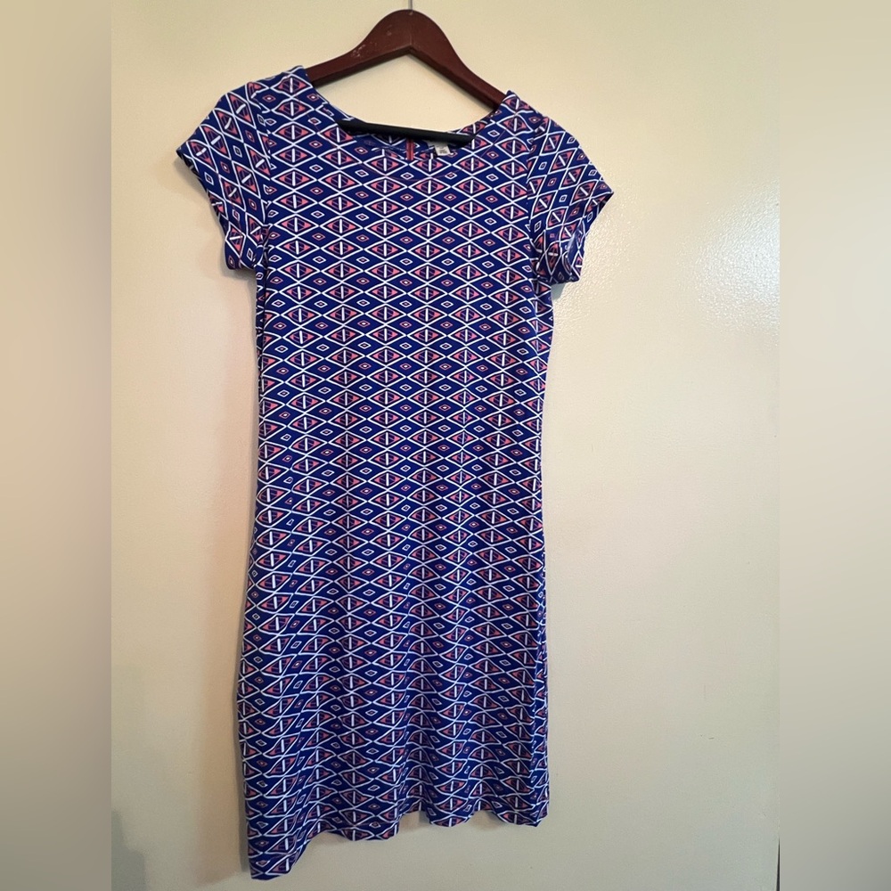 Hatley Blue, Pink and White Patterned Mini Dress Size S/P